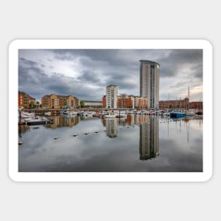 Swansea Marina, Swansea, Wales Sticker